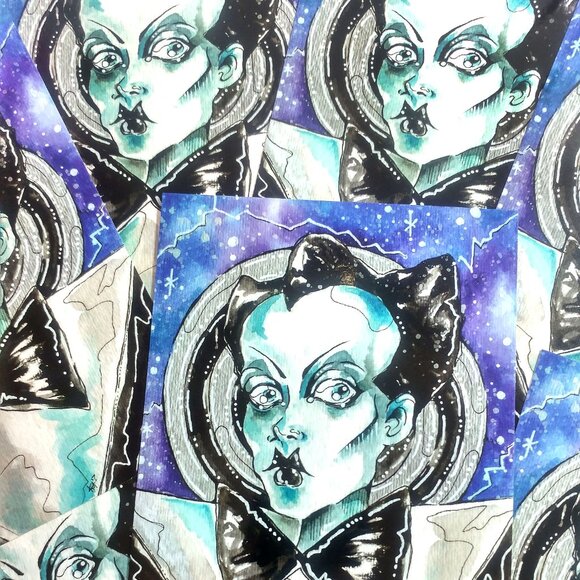 Klaus Nomi 1980s LGBT Icon Art Print Nomi Songs Ordindary Man - Picture 2 of 2